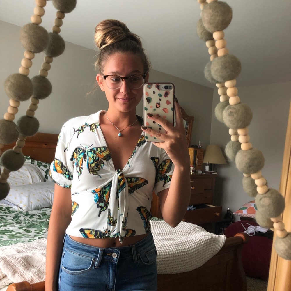 Never Worn 2021 Free People Butterfly Top